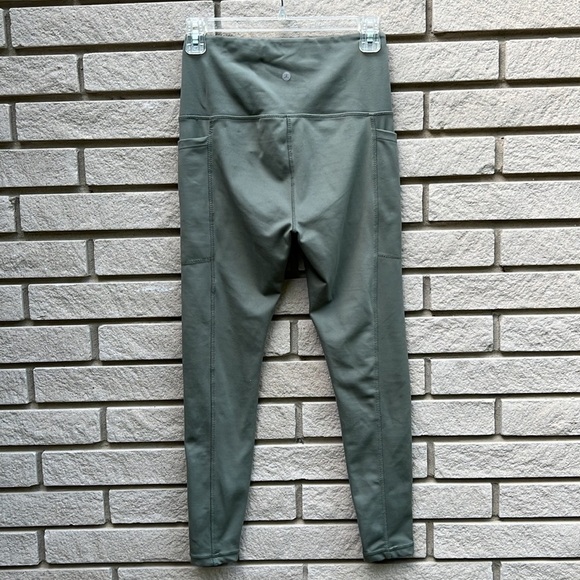 Danskin High Rise, Cropped, Workout Leggings - Sage Green - Size S - Picture 7 of 11